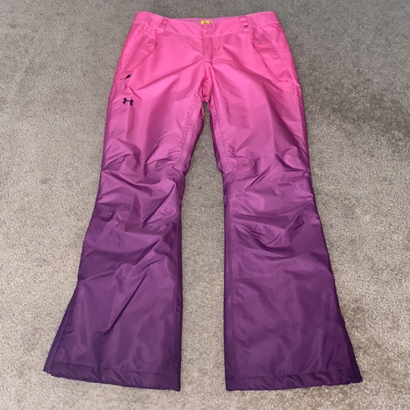 Pants & Jumpsuits Ombr Pink Purple Ski Pantsunder Armor Nwot Poshmark